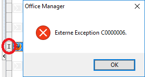 Externe Exception C0000006