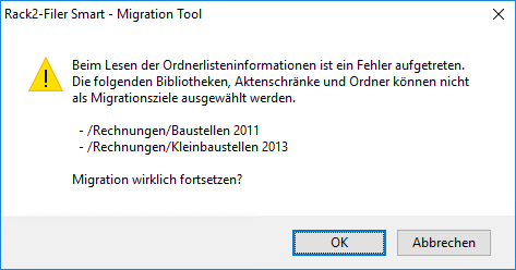 Beim Lesen der Ordnerlisteninformationen ist ein Fehler aufgetreten.