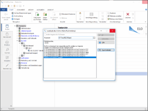 Dialog zum Erstellen der Lesekopie
